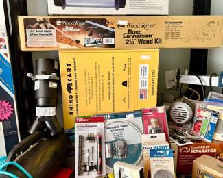 Wood River Dust Connection 4' Thru-Wall Port Kit, Wood River Dust Connection 2.5 Wand Kit