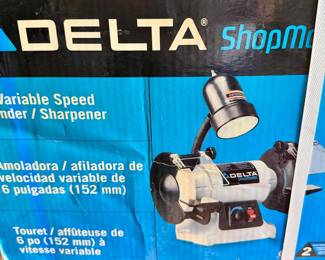 Delta ShopMate Variable Speed Grinder/Sharpener new in box.
