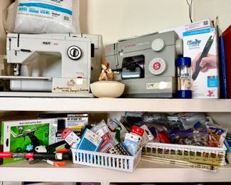 PFAFF 1222 sewing machine.  As-Is, needs some work.  Singer heavy Duty sewing machine.