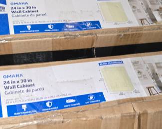 2  24" x 30" Wall Cabinets
