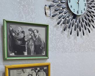 Wall Clock - 3 Stooges Pictures