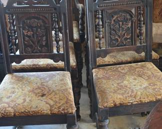 Set of 6 Antique Chairs