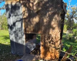 Side View of Chicken Coop 