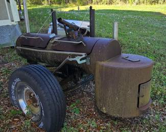 BBQ Pit on Trailer