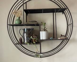 Round Metal shelf