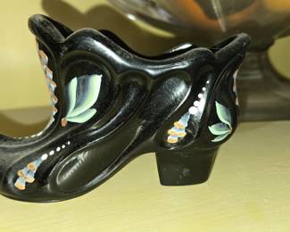 fenton glass shoe