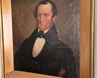 antique portrait painting