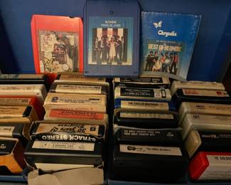 Cool Selection Vintage 8-Track Tapes