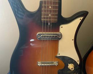 Vintage Del Rey Electric Guitar