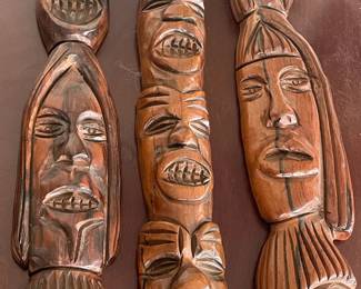 Exotic Wood Carving Plaques