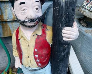Charming Lawn/Garden Statue: "Vito The Wino" 36"