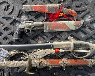 Decorative, Exotic, Knives, Swords, & Cobra Cane! 