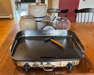 Crocks and a few of kitchen items. More to be photographed.