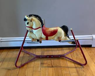 Vintage bouncy horse. 