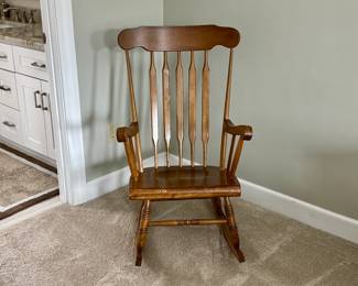 Oak rocker, good condition.