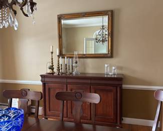Sideboard and mirror