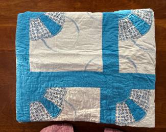 Blue quilt