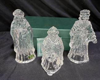 Waterford Maques 3 Wise Men Nativity Figurines