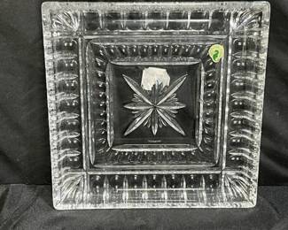  Waterford Crystal 10" Square Tray