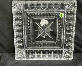  Waterford Crystal 10" Square Tray