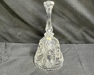 VTG Lead Crystal Flower Bell