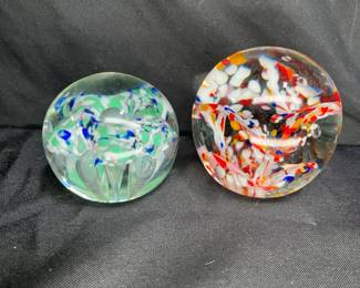Hand Blown Art Glass Paper Wights