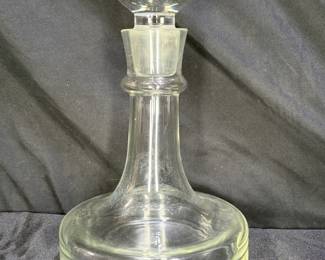 MCM clear glass Danish Wine Decantor