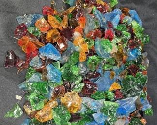 Color Glass Pieces 5 lbs 13 oz