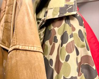 Leather and hunting jackets