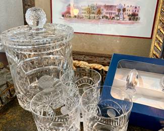 Golf style crystal pieces 