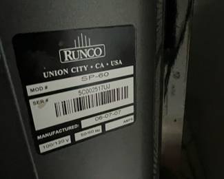 Runco SP-60 Television Monitor