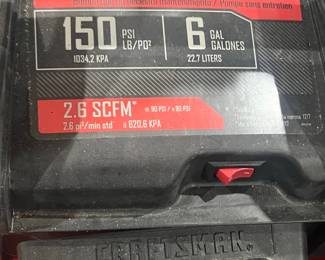 Craftsman 6 Gallon Pancake Air Compressor