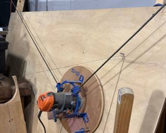 MakerMade Maslow CNC Router with RIDGID Sander Attachment