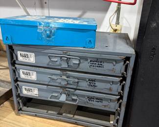 Klein Tools 4-Drawer Metal Parts Cabinet