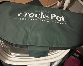 Rival Crock-Pot Stoneware Slow Cooker with Carrying Case