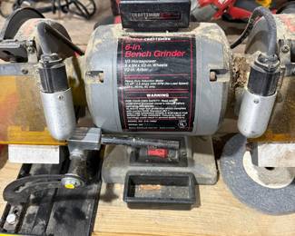 Craftsman 6-in. Bench Grinder, Model 319.19062
