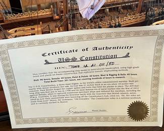 USS Constitution Limited Edition Model Ship