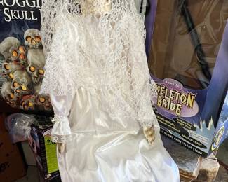 Gemmy Industries Corp. Animated Skeleton Bride Halloween Prop