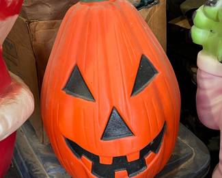 Vintage Union Products Blow Mold Jack-o'-Lantern