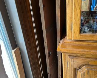 Oak Dining Table with Extension Leaves