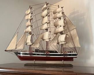 Wooden Cutty Sark Tall Ship Model