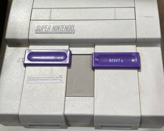 Super Nintendo gaming console