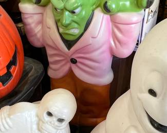 Vintage Empire Frankenstein Blow Mold Halloween Decoration