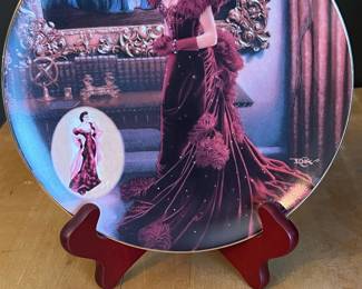 Gone With The Wind "The Red Dress" Collector Plate