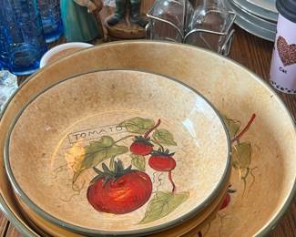 Certified International "Pomodoro" Pasta Bowl Set