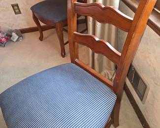 6 ladder back chairs