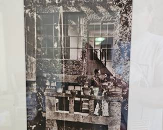 Rare silver gelatin photo of Frida Kahlo & Diego Rivera taken at casa Azul by
