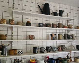 Tons of studio pottery