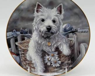 70 HitchingaRideWestHighlandTerriersPlate