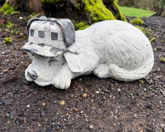 40 OutdoorResinDogGardenStatue